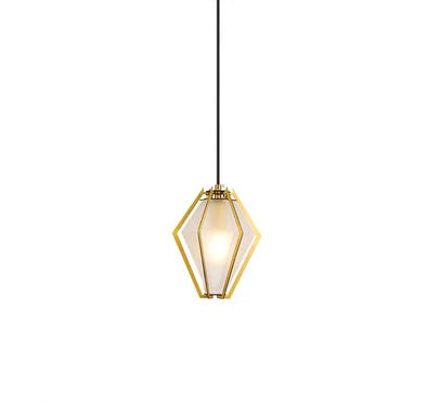 Abs A - E14 LED bulb glass suspended light