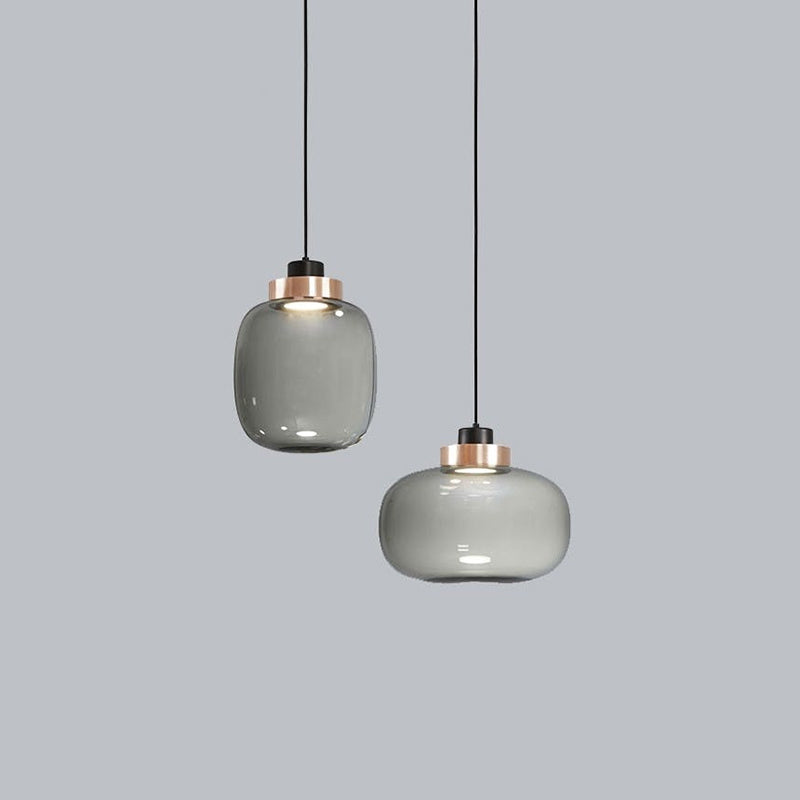 Wagstaff - Built in LED contemporary glass suspended light