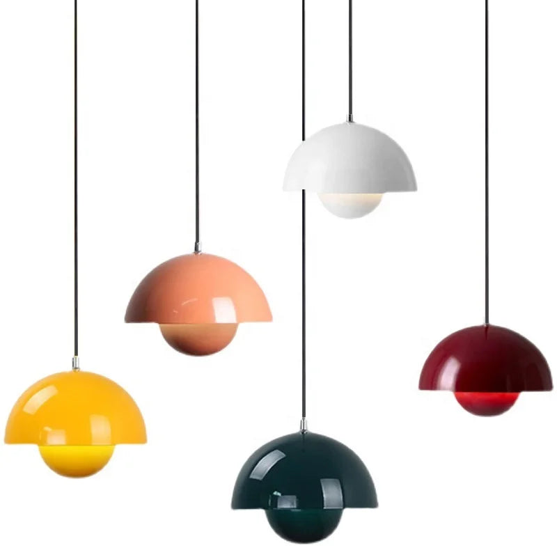 Alfie - E14 LED bulb modern round colourful suspended light
