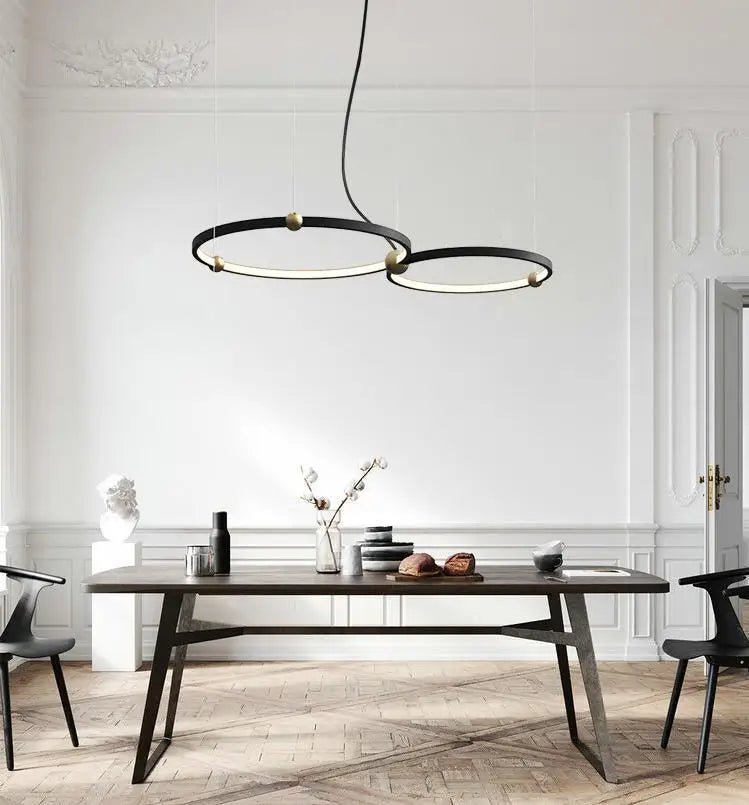 Cristiano - Built in LED contemporary round suspended light