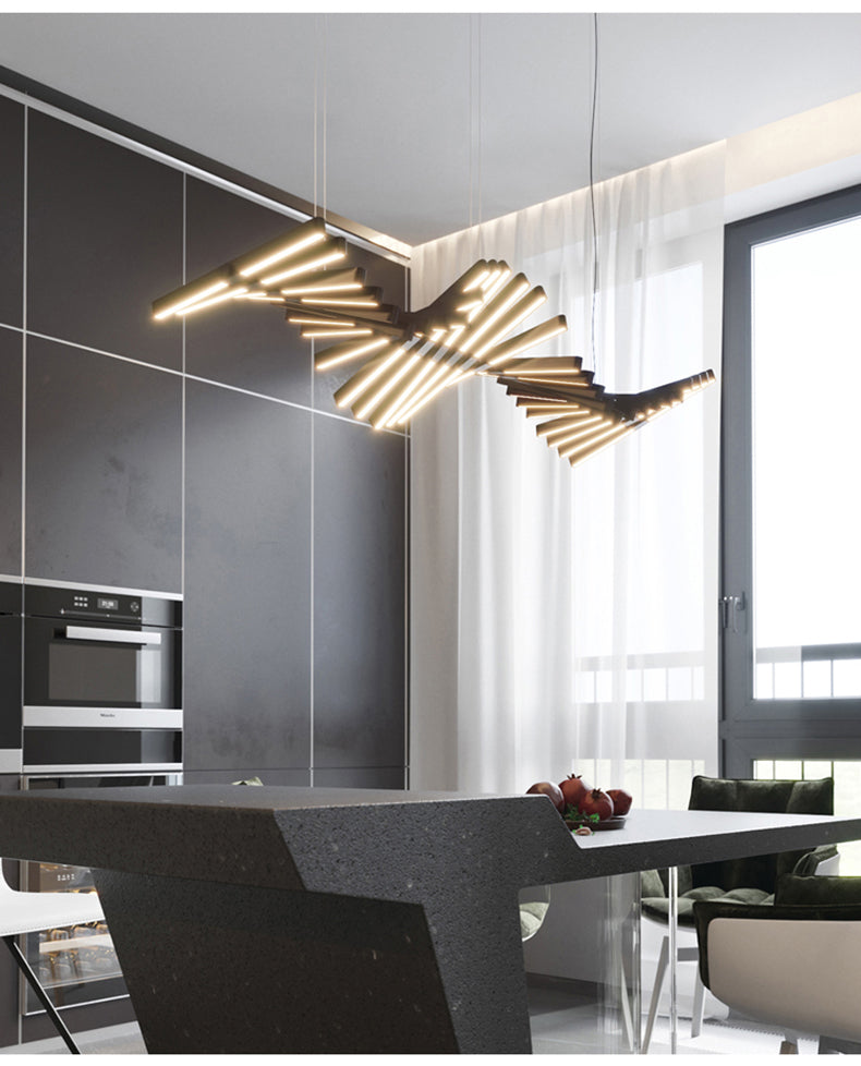 Cas - Built in LED contemporary suspended light