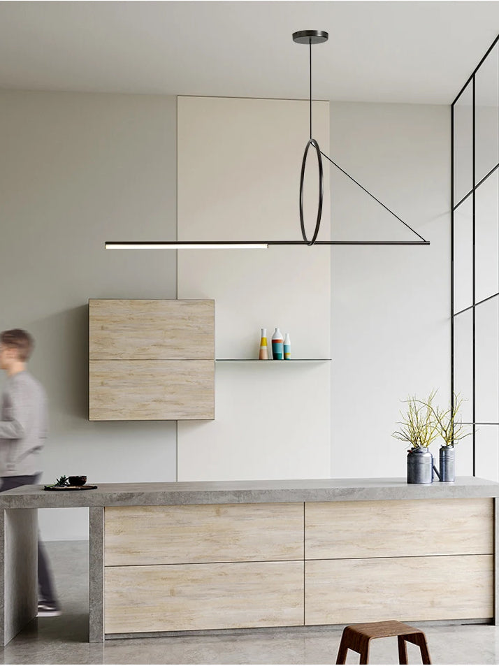 Gerard - Built in LED contemporary suspended light