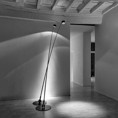Samir - Built in LED Wooden floor lamp