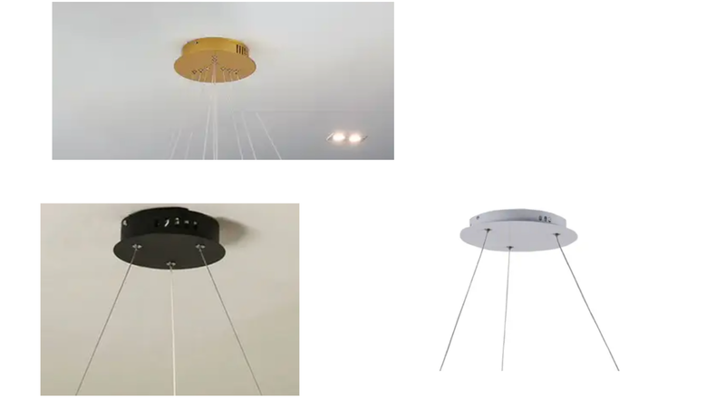 Alya - G9 LED bulb modern round suspended light