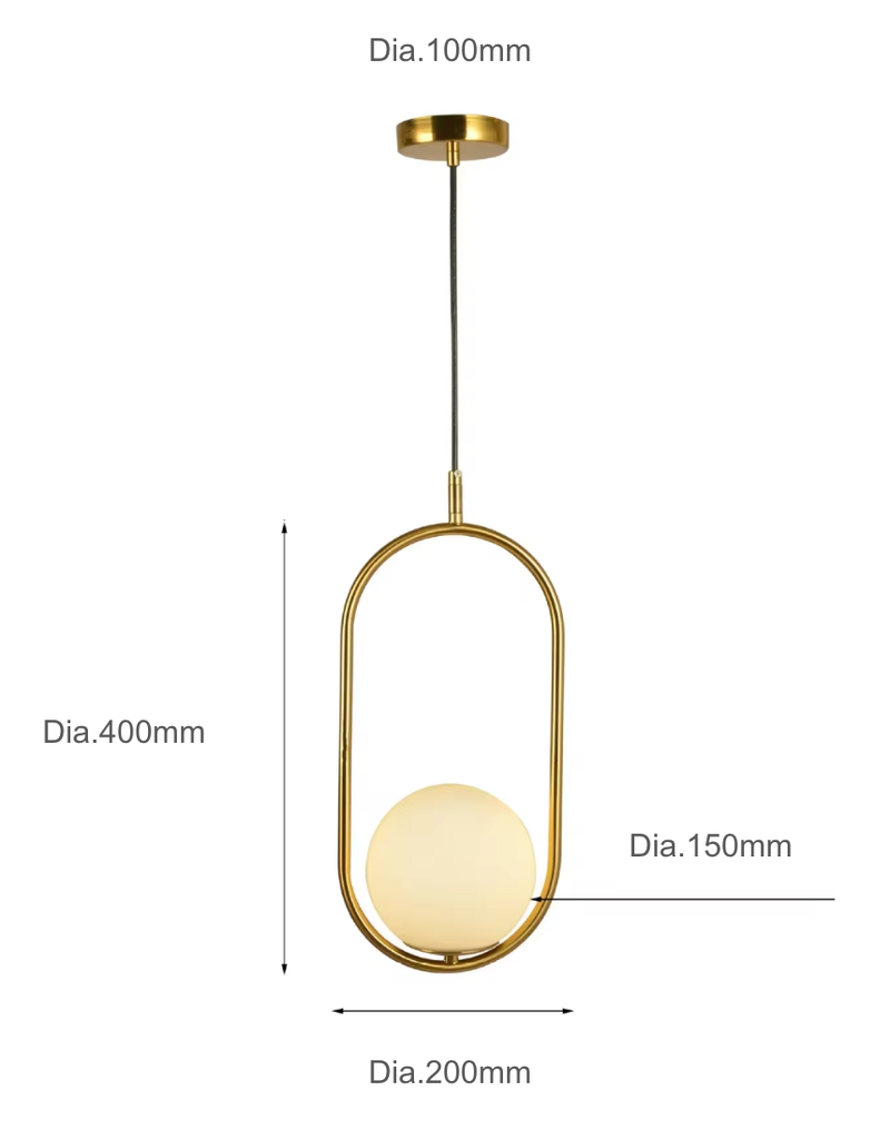 Klay - E14 LED bulb Contemporary Suspended light