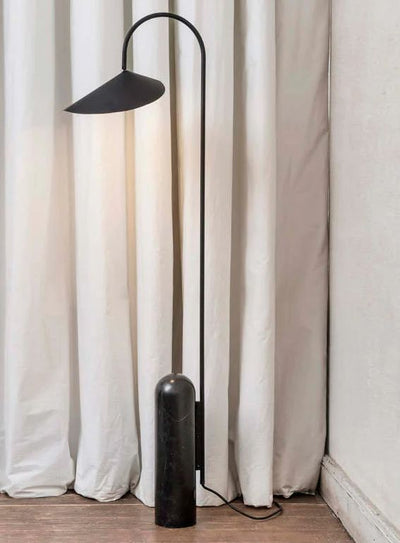Mueller - E14 LED bulb contemporary floor lamp