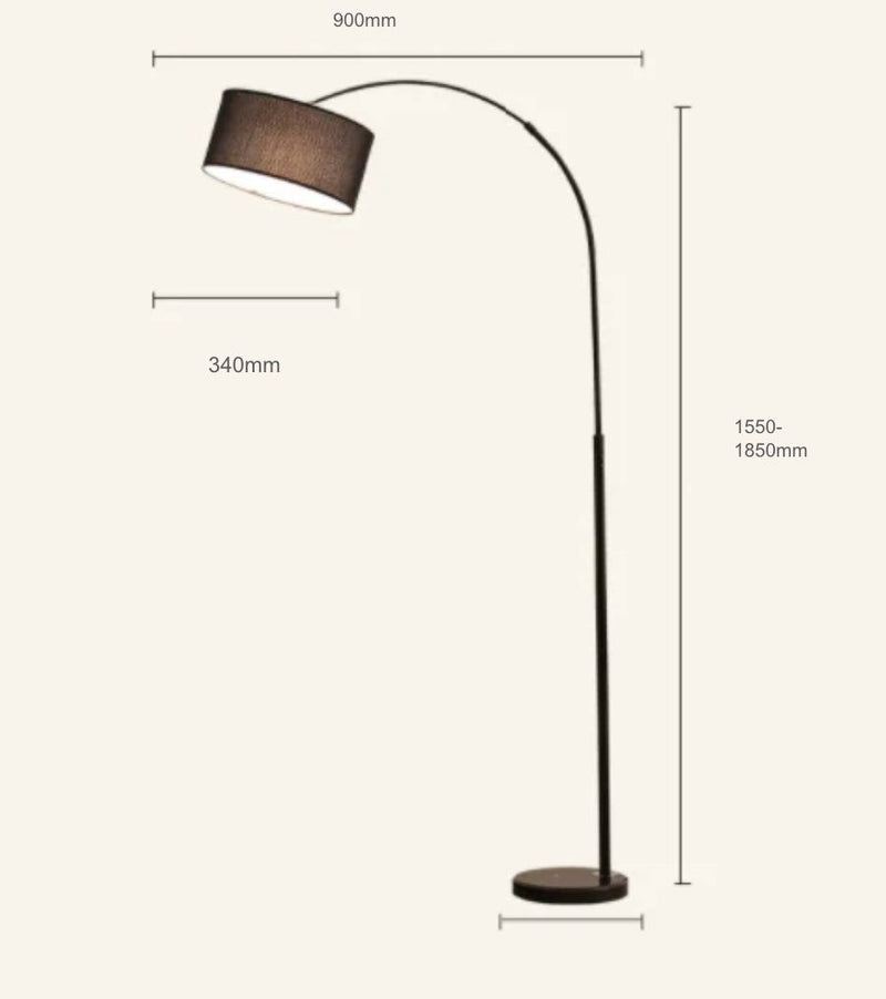Kobbie - E27 LED bulb contemporary floor lamp