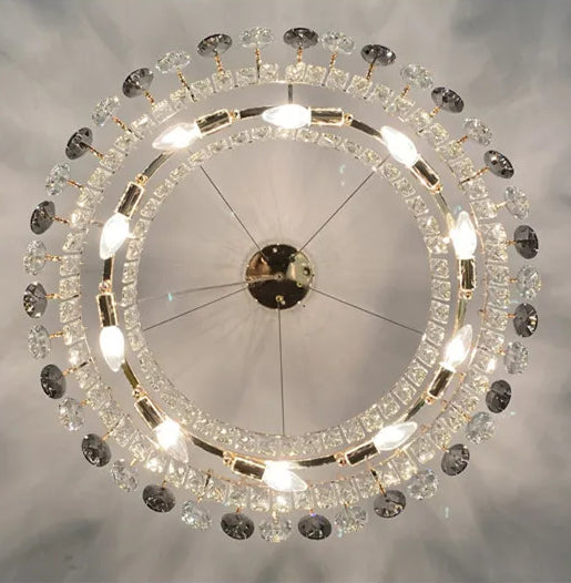 Wel - E14 LED bulb luxury crystal suspended light