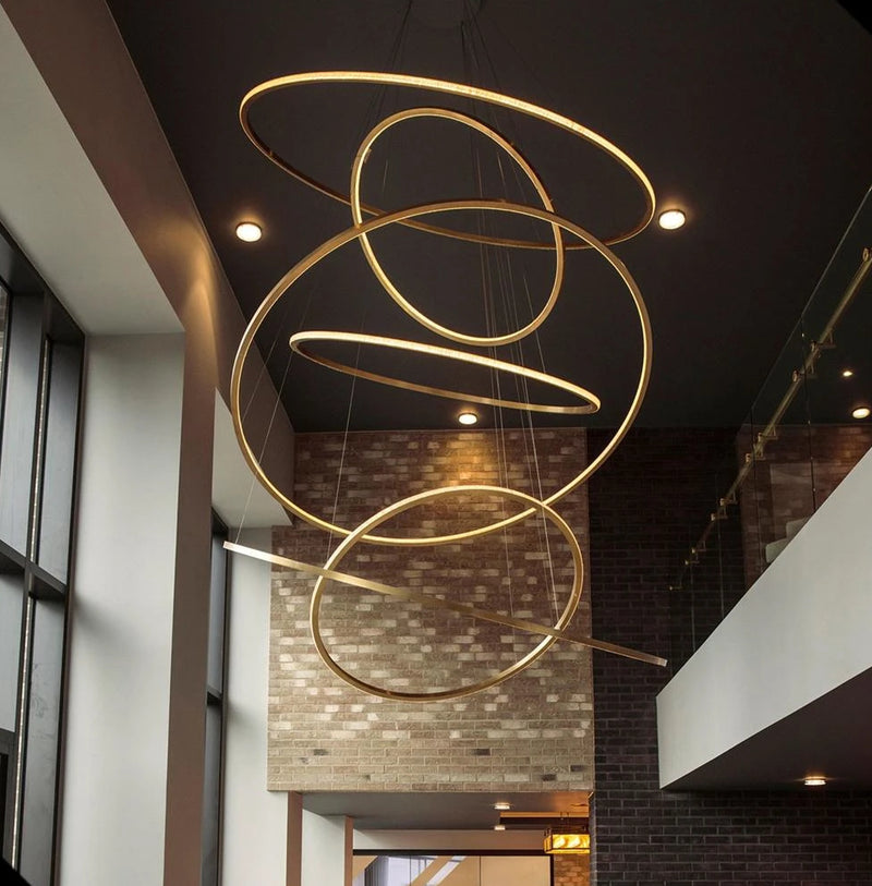Keep - Built in LED contemporary round thin suspended light
