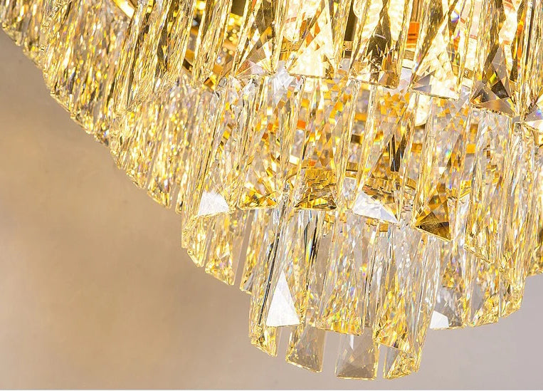Wal - E14 LED bulb luxury crystal suspended light