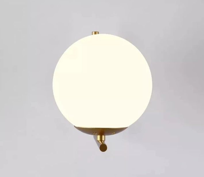 Byers - E14 LED bulb contemporary glass wall light