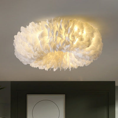 Amar - E27 LED bulb round ceiling light