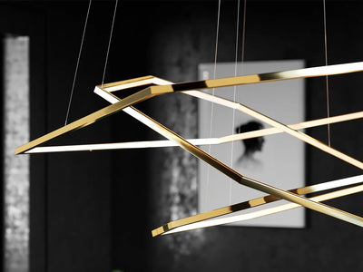 Burhan - Built in LED contemporary suspended light