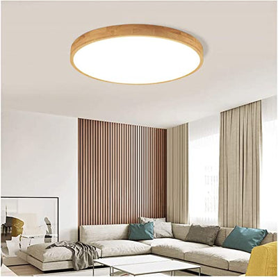 Maia - Built in LED wooden ceiling light