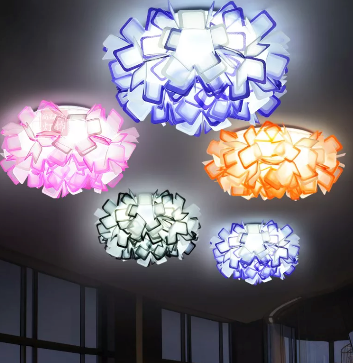 Letitia - Built in LED colorful round ceiling light
