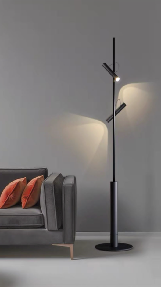 Matic - Built in LED Contemporary slim and linear floor lamp