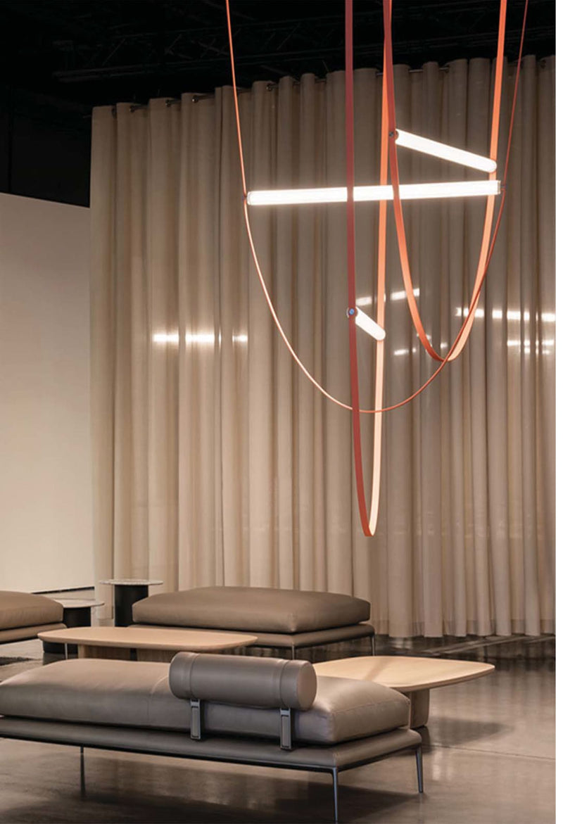Atticus - Built in LED contemporary linear suspended light
