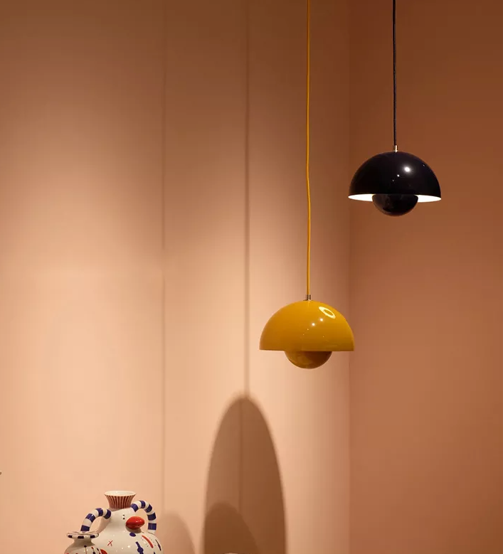 Alfie - E14 LED bulb modern round colourful suspended light