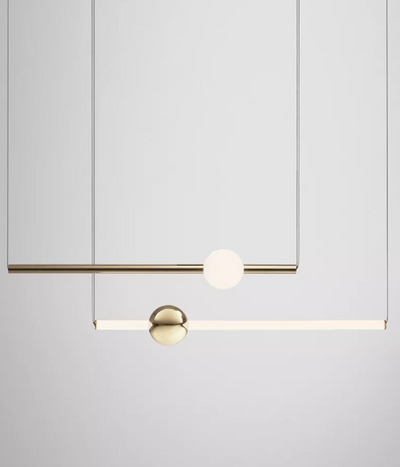 Mckinney - Built in LED contemporary linear suspended light