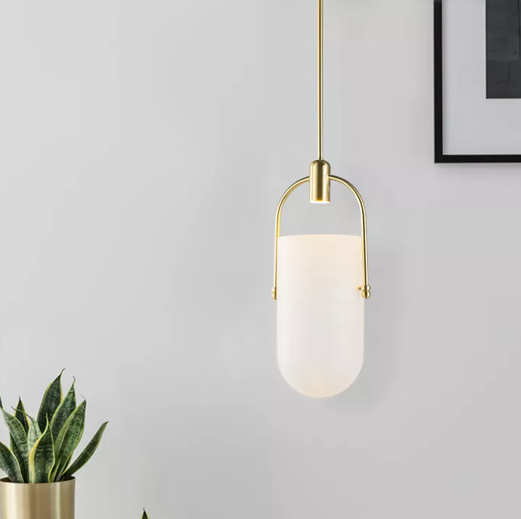 Robinson - Built in LED contemporary round suspended light