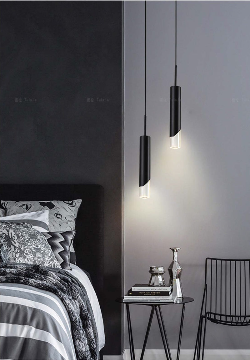 Mcgowan - Built in LED modern round cylinder suspended light