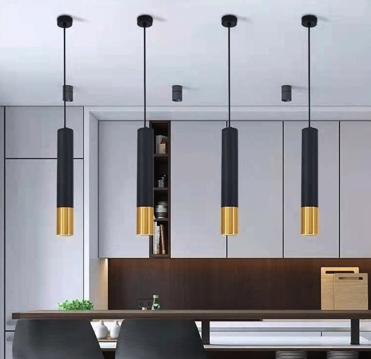 Walid - Built in LED contemporary cylinder suspended light