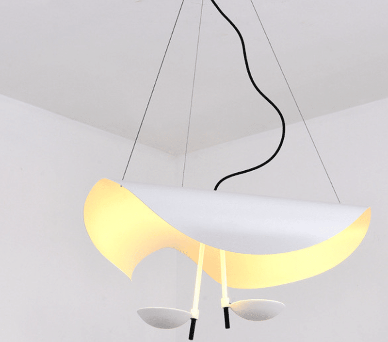 Photian - Built in LED contemporary round suspended light