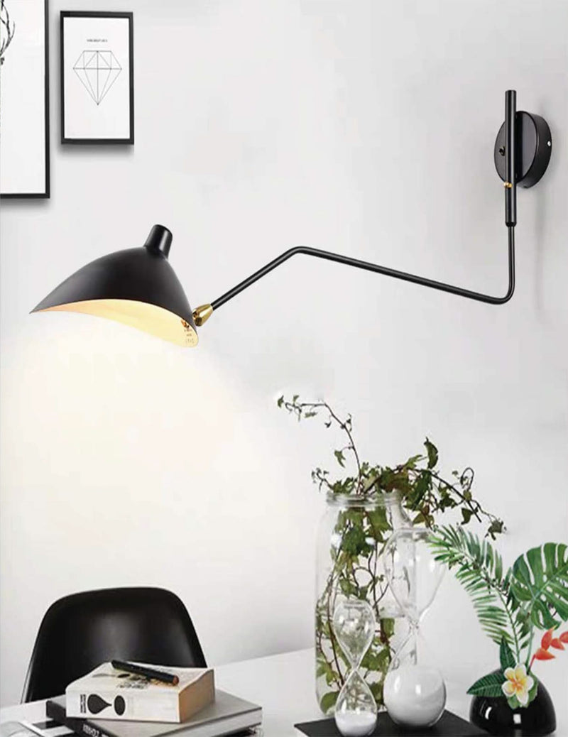Alesha - E27 LED bulb modern adjustable wall light