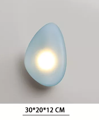 Dunkley - Built in LED colorful glass wall light
