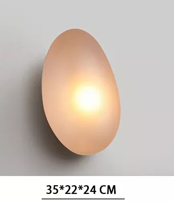 Dunkley - Built in LED colorful glass wall light