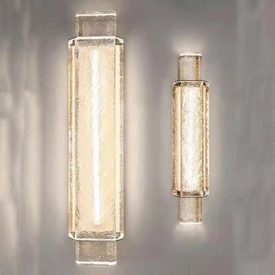 Riggs - Built in LED contemporary glass wall light