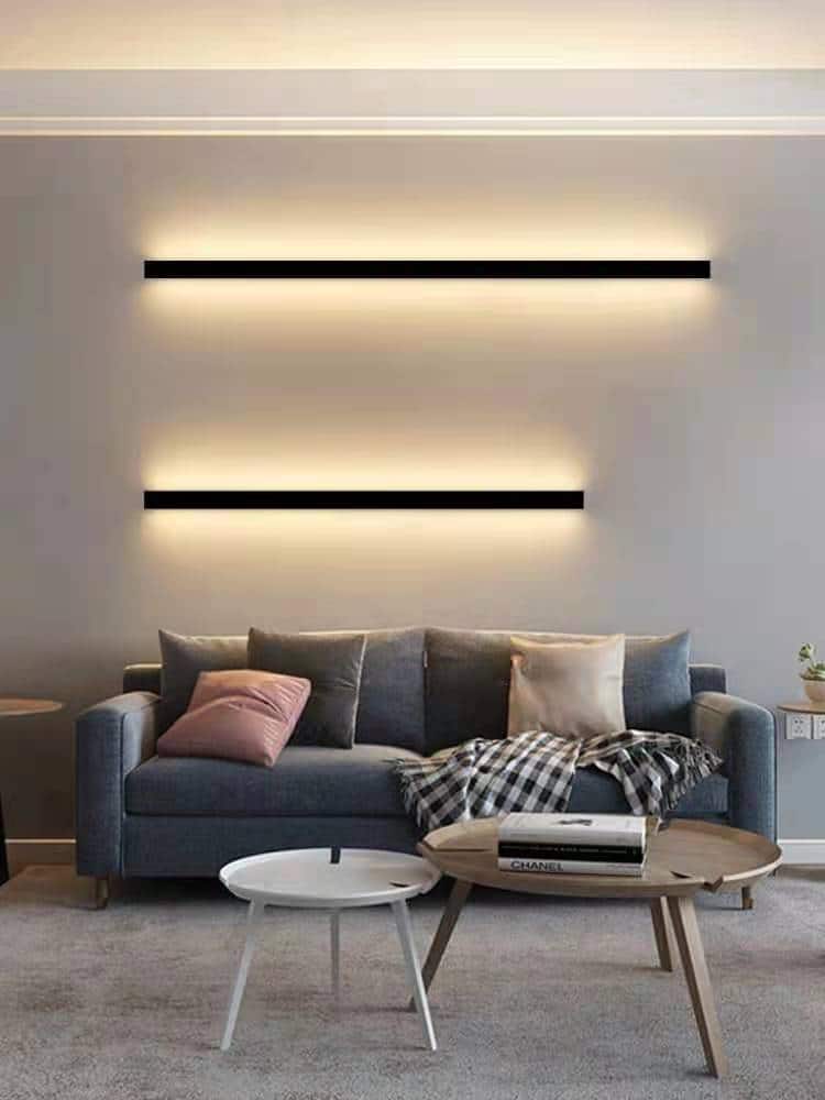 Silva - Built in LED modern linear wall light