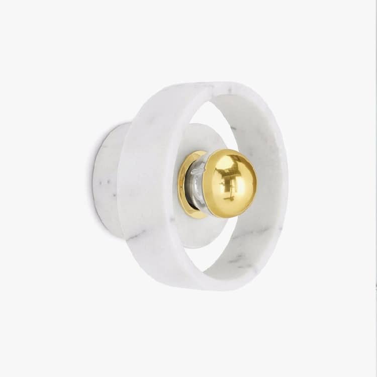 Griffiths - E27 LED bulb contemporary marble wall light