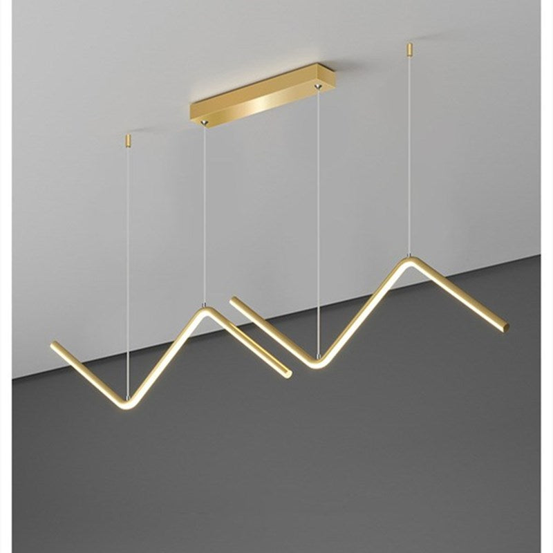 Mcpherson - Built in LED contemporary linear suspended light
