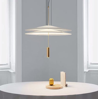 Bel D - Built in LED contemporary suspended light
