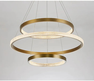 Allison - Built in LED luxury round suspended light
