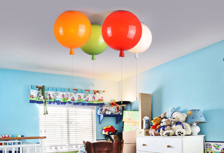 Hansen - E27 LED bulb colorful round ceiling light