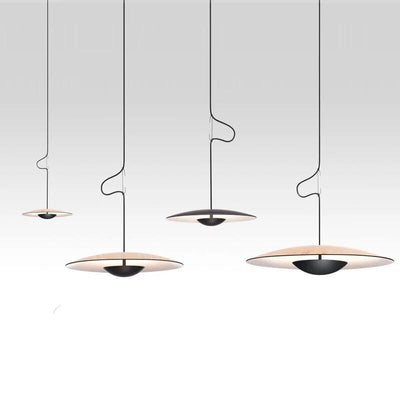 Massey - Built in LED contemporary round suspended light