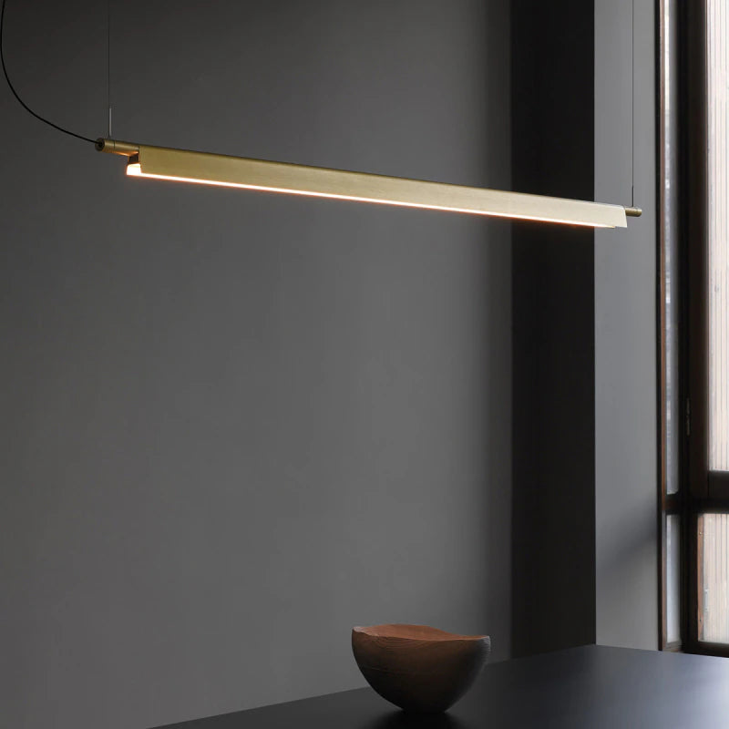 Savanna - Built in LED contemporary linear suspended light