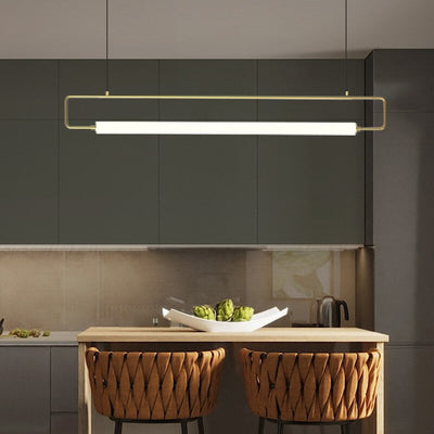 Kady - Built in LED contemporary linear suspended light