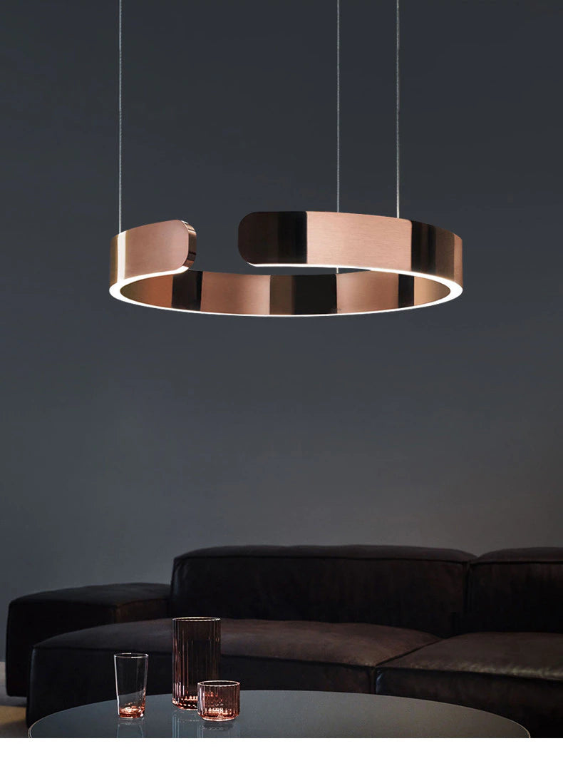 Luxy - Built in LED luxury round suspended light