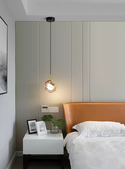 Compton - Built in LED contemporary round suspended light