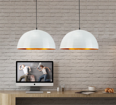Timber - E27 LED bulb contemporary suspended light