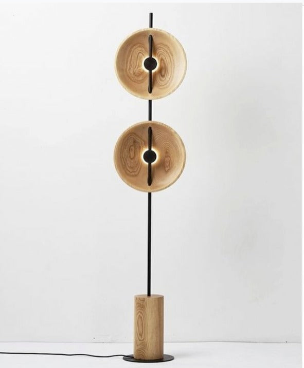 Thelma - Built in LED Wooden floor lamp