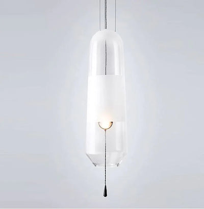 Brown - E14 LED bulb glass suspended light